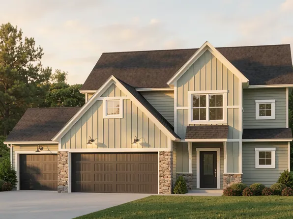 National Farmhouse w/ 3-Car - The Enclave Plan, Heatherstone