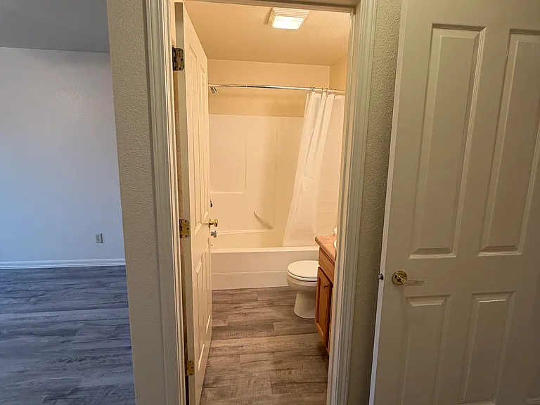 Master bathroom.
