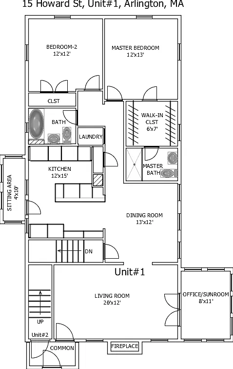 2 bed, 1270 sqft, $3,600 — Photo 1