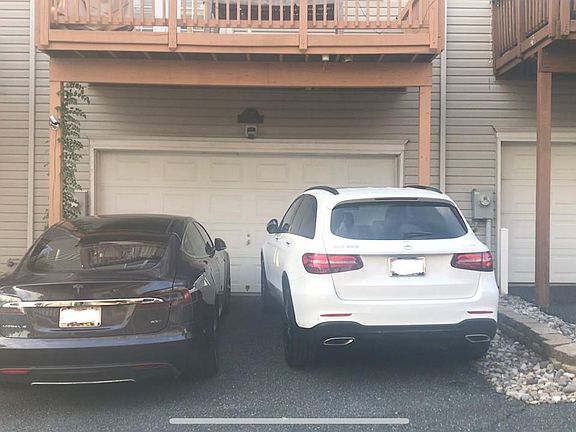 Two driveway AND two garage spots.