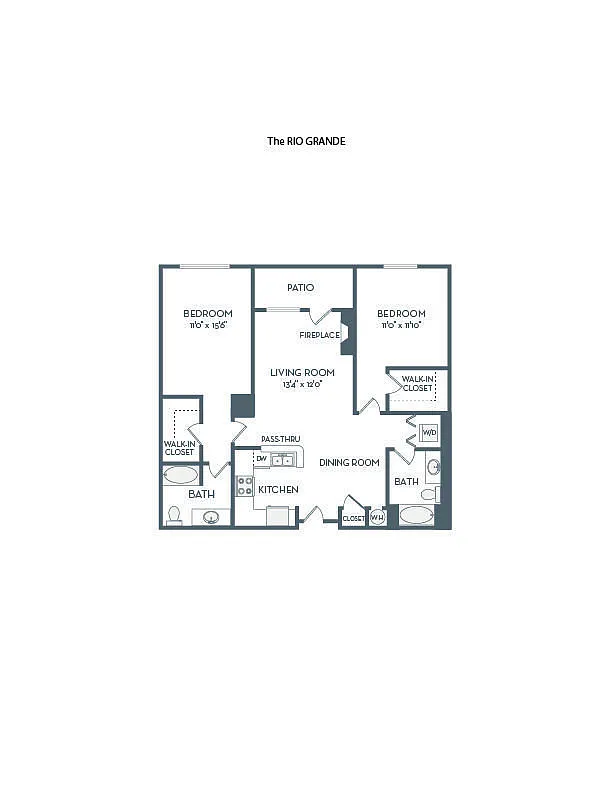 Floor plan The Rio Grande