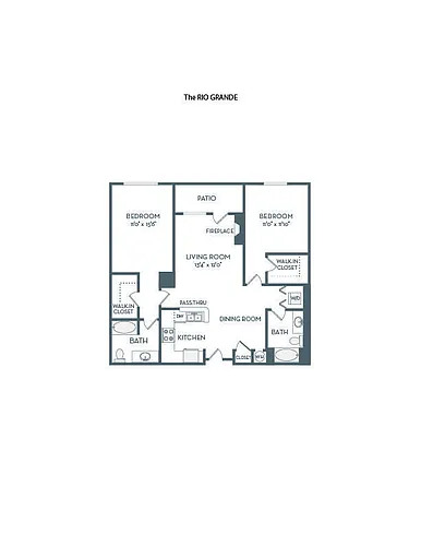 Floor plan The Rio Grande