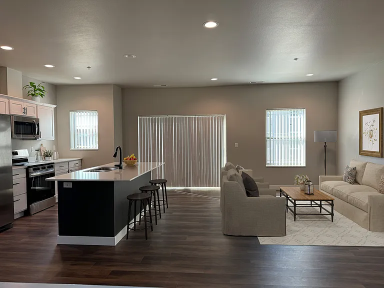 Elkwood Floor Plan- Living and Kitchen
