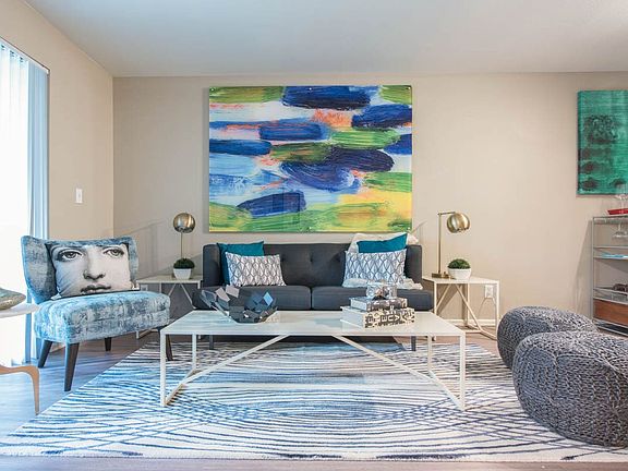 Seattle Washington Belltown Apartment Living Room
