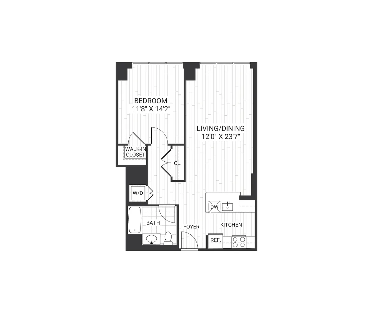 Floor plan B401 A6