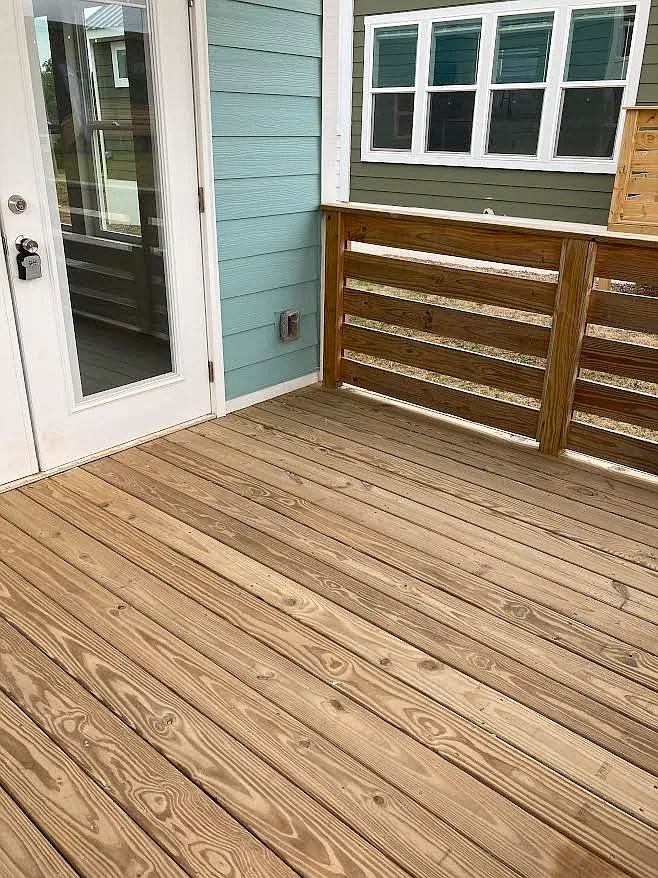 Double front doors from the deck - 1390 Groce Meadow Rd #4