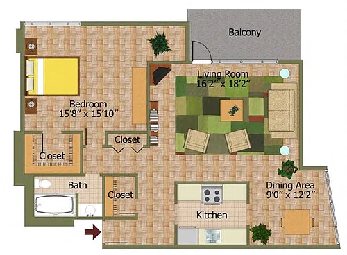 Floor plan B-7