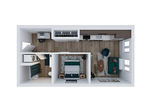 Floor plan Studio B