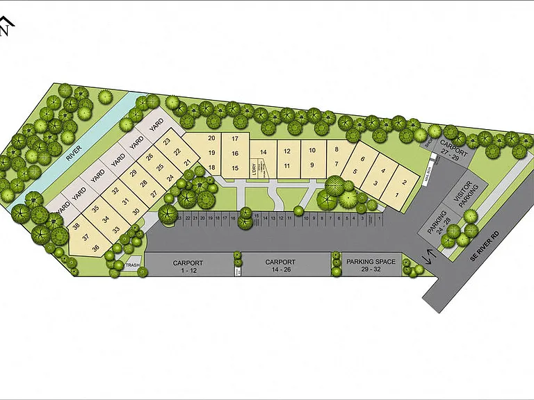 Property Map River Cliff Apartments Milwaukie Oregon
