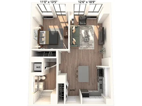 Floor plan A7-Renovated