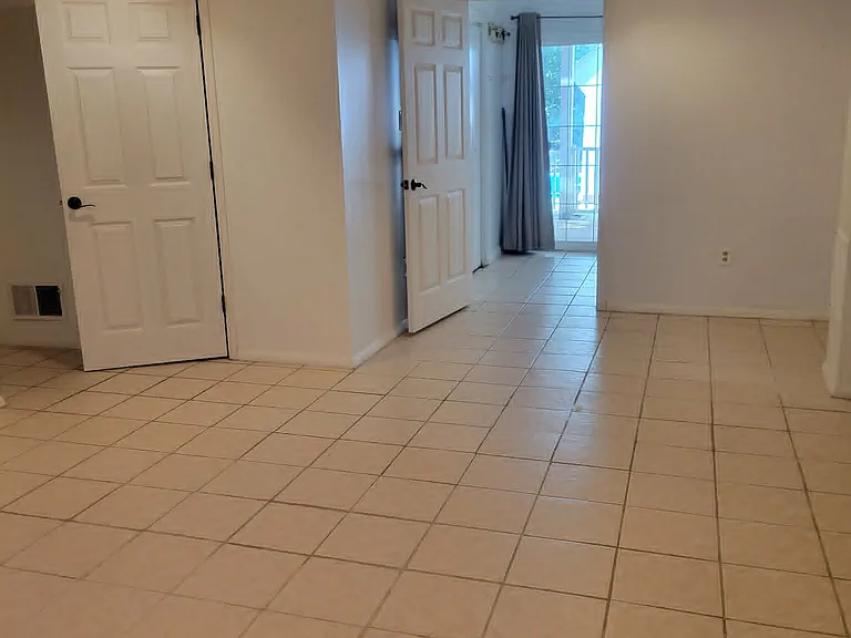Lower level recreation room and half bath