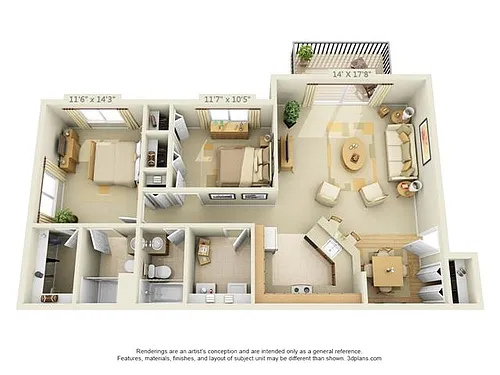 Floor plan Style E