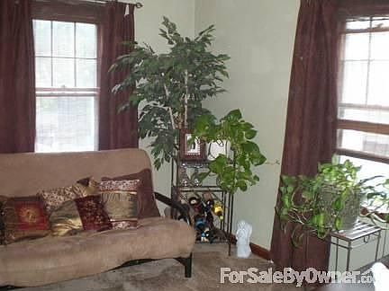 Bedroom on main floor
						:
						Larger bedroom on second floor