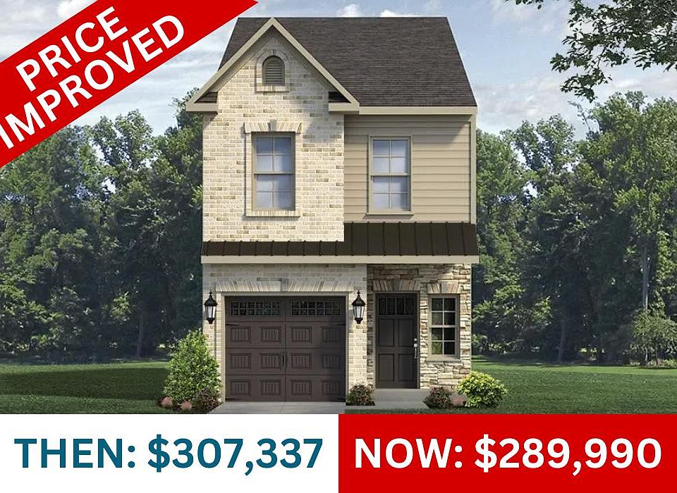 The Bermuda town home is built by keystone homes