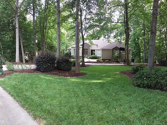Large front yard