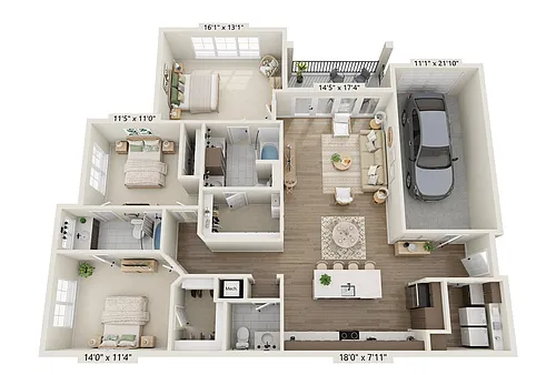 Floor plan C1