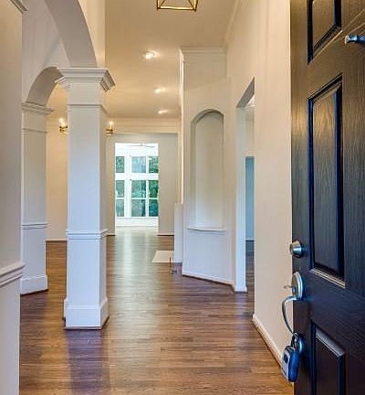 This one level home has all new hardwood flooring. New lighting and fresh paint throughout