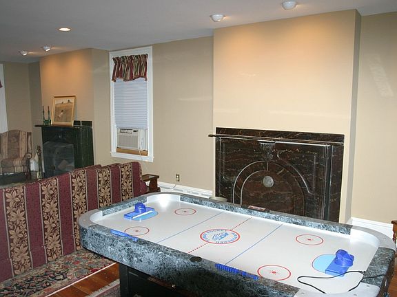 great room with fireplace