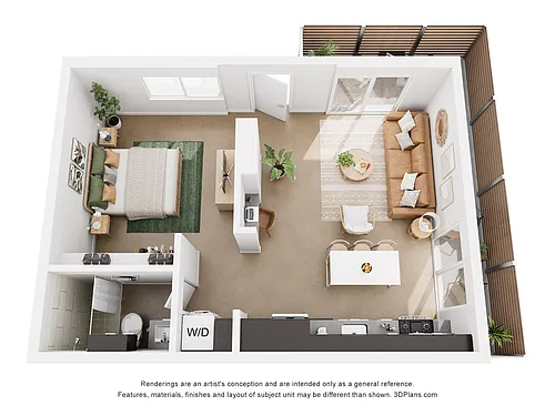 Floor plan Corner Flat