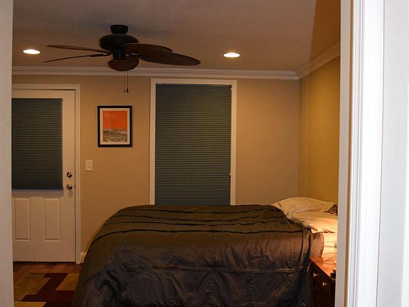 bedroom 1 with deck access