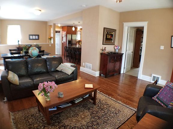 Open floor plan on main floor