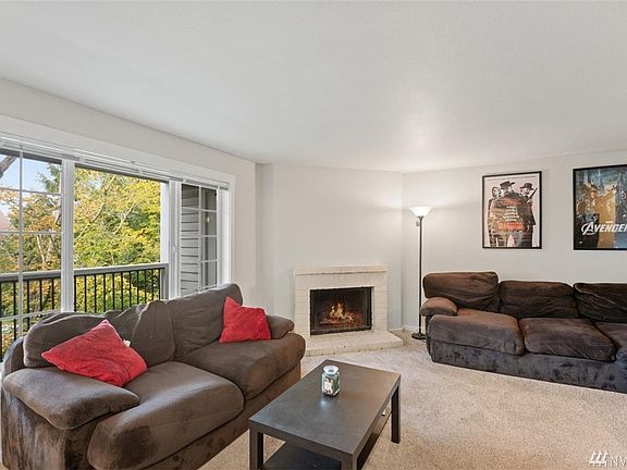 Nice sight lines from the main living space out into the trees.  