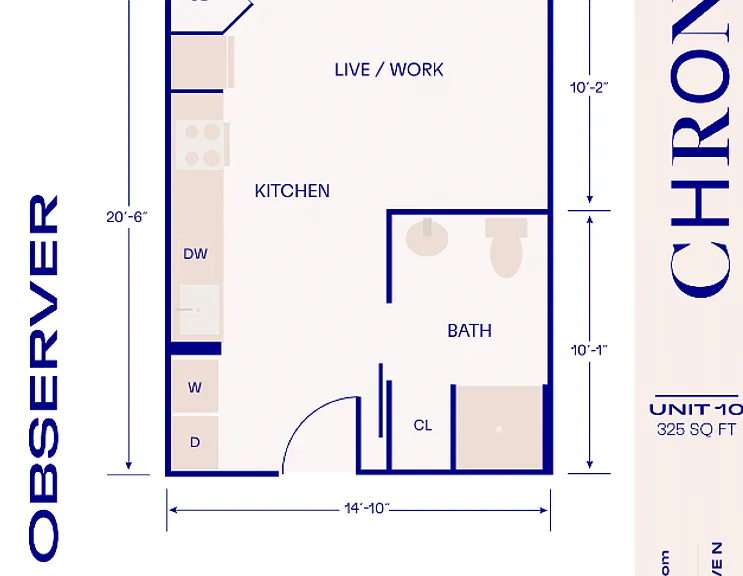 CHRONICLE: Stylish Wallingford Studios with Full Appliance Package & Premium Amenities — Photo 69