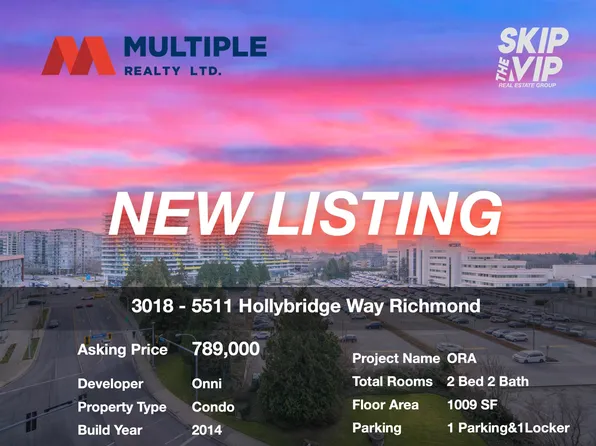5511 Hollybridge Way #3018, Richmond, BC V7C 0A3