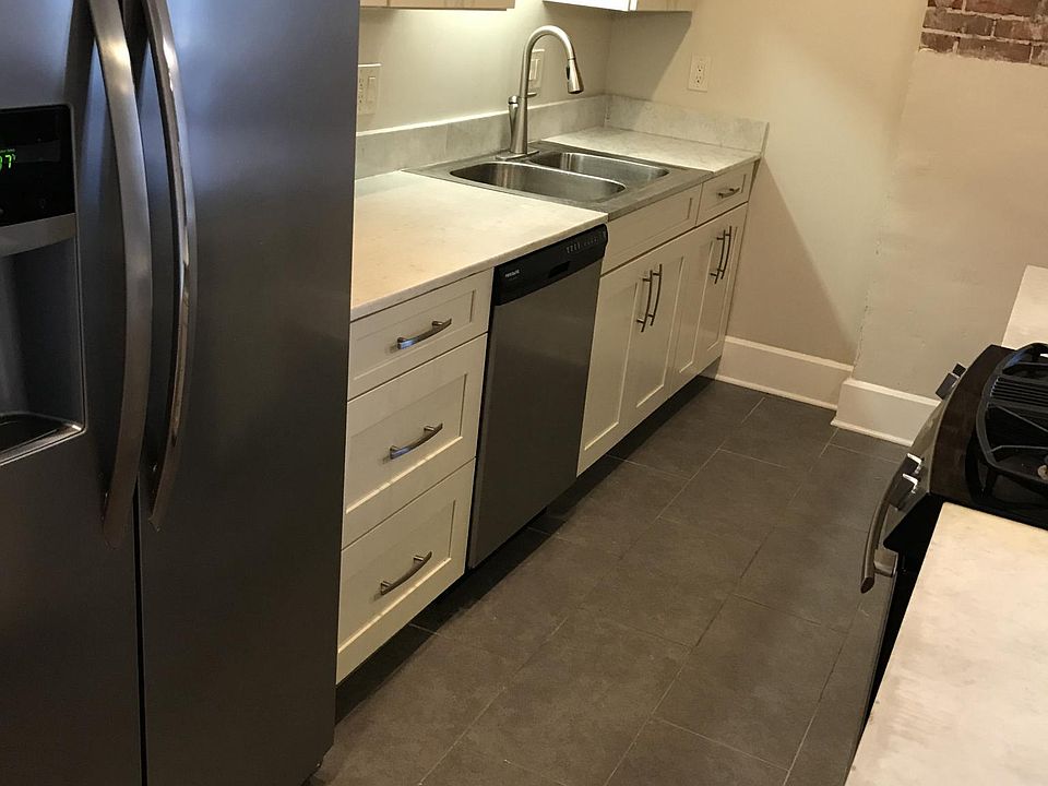 Large side-by-side refrigerator.