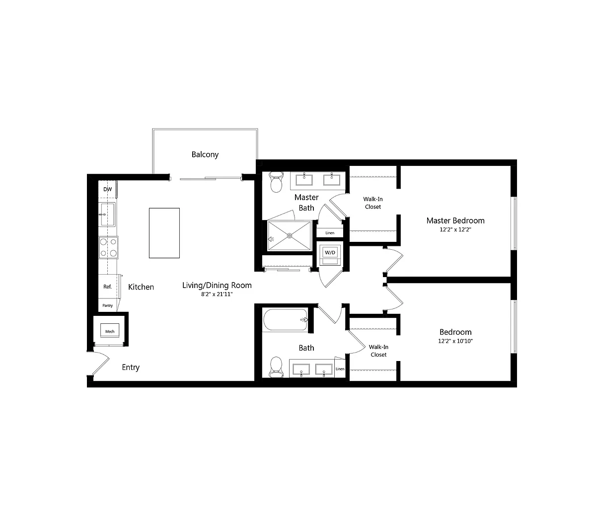 Floor plan B3W