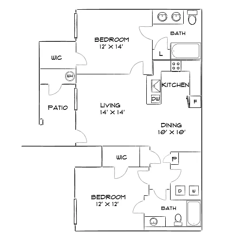 Floor plan Design 2B