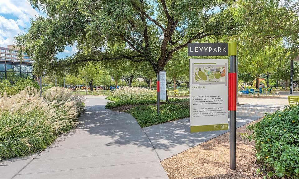 Madison Place ideally located in Upper Kirby near River Oaks. Levy Park a public park located across the street with activities for everyone including a dog park.