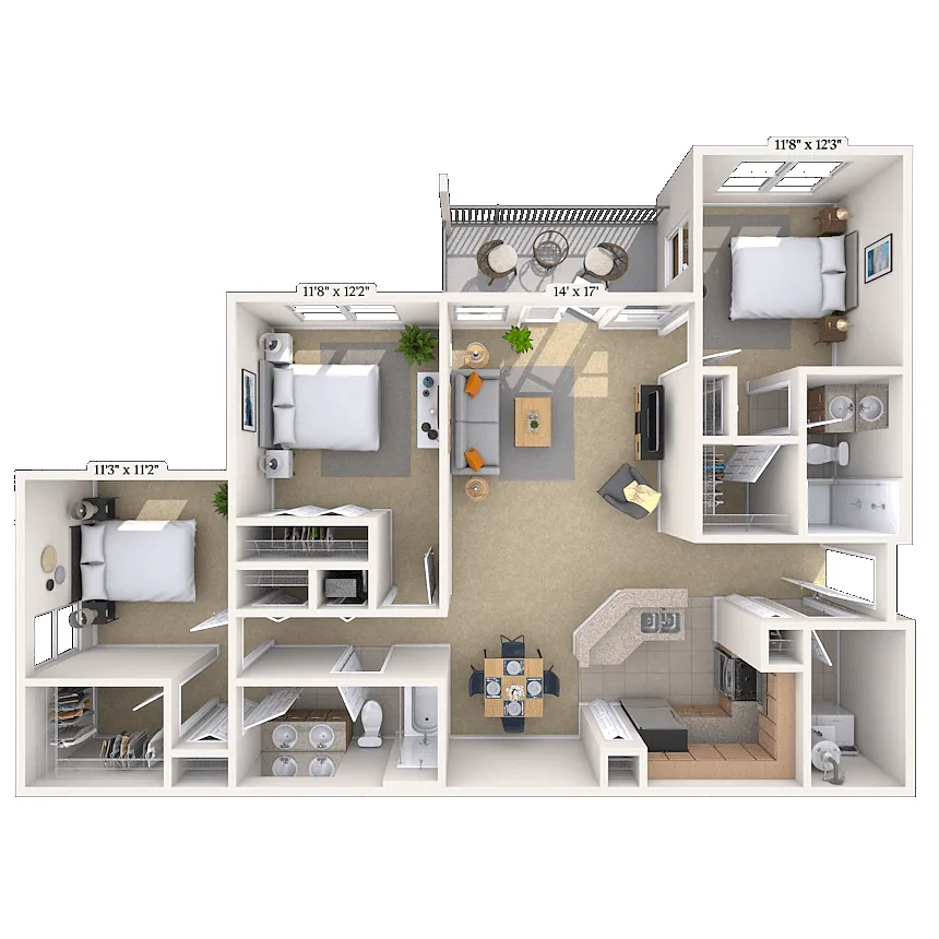 Floor plan The Truxton