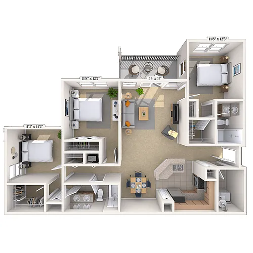 Floor plan The Truxton