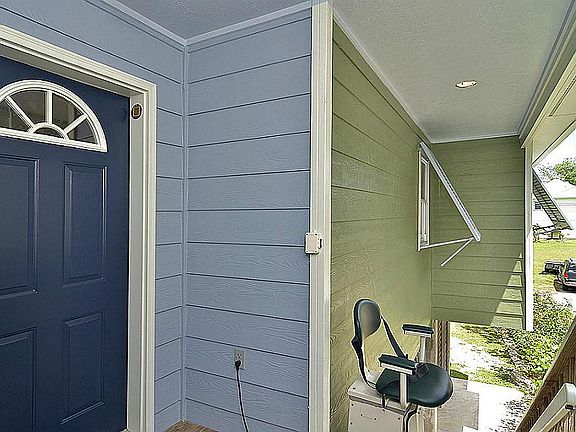 Chair llift to front door!