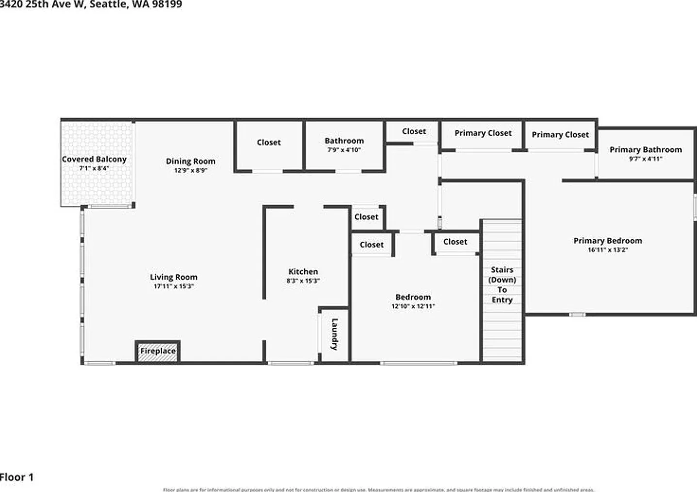 Spacious 2 bed, 2 bath, views, laundry in unit, quiet 4 unit building. — Photo 2