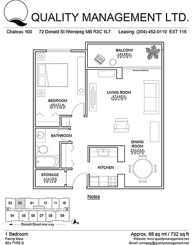 Floor plan 302