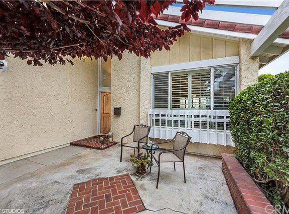 Front private patio.