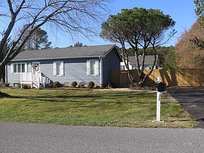 Driveway and front of house