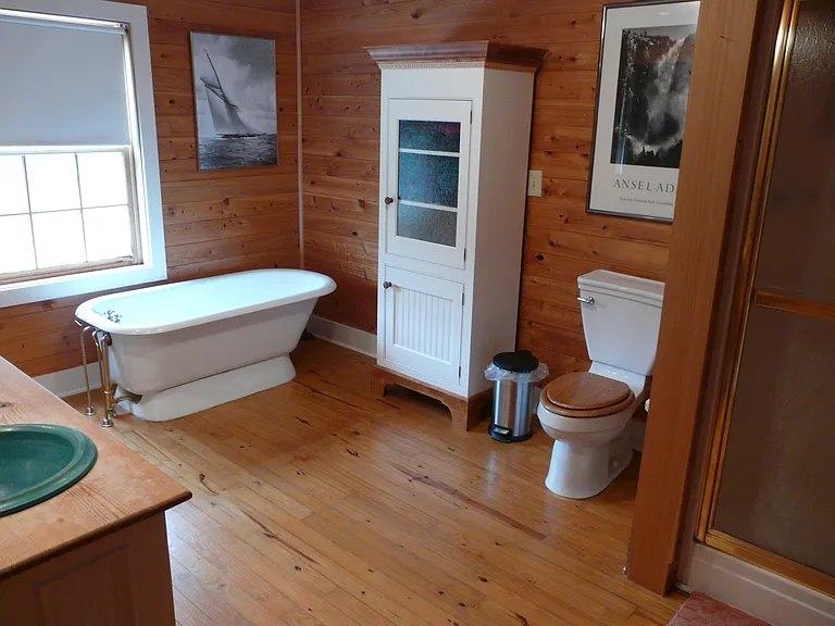 Shower also (not shown)