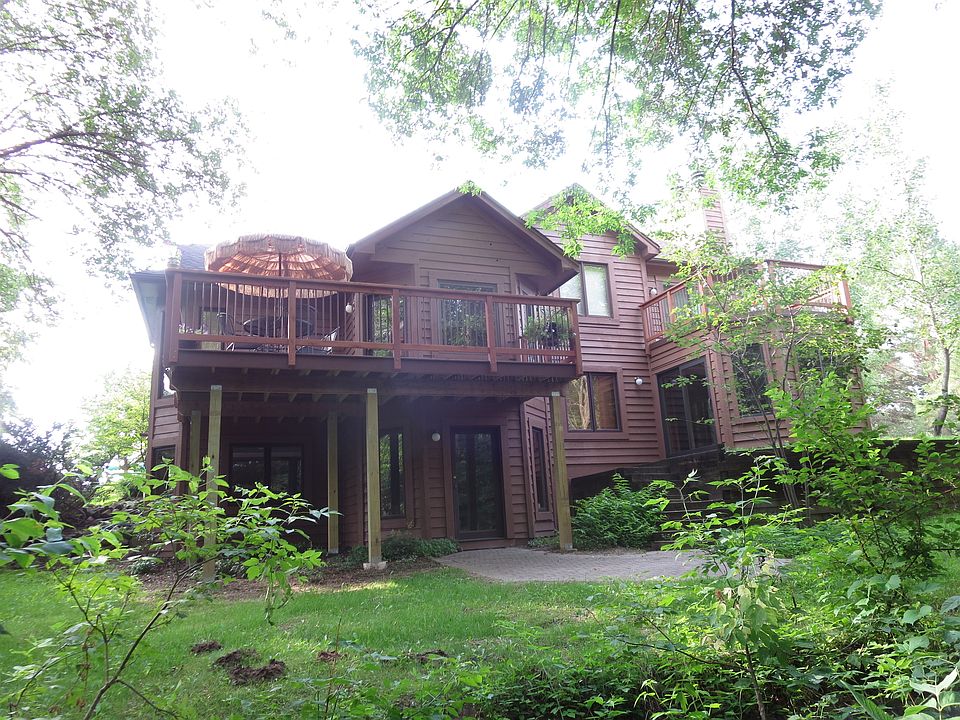 Back of home, wooded lot.