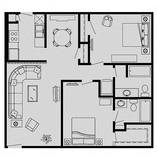 Floor plan E