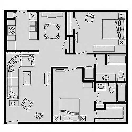 Floor plan E