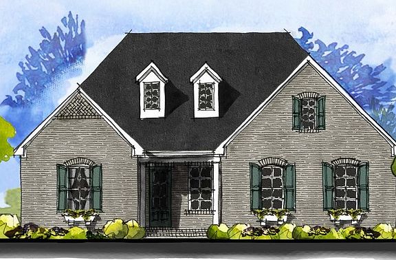 Santa Rosa - English Cottage 2-Car Side Load Garage Note Renderings may show optional features