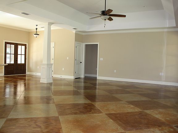 Family room and dining room