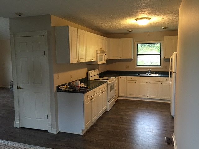 Kitchen from dining area