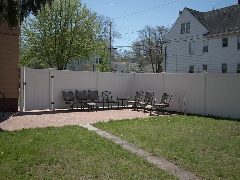 Shared use of large back yard and patio