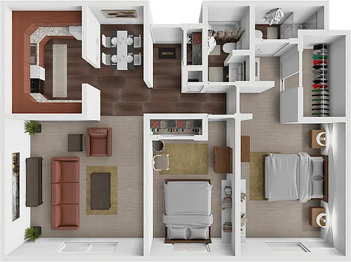 Floor plan Galley