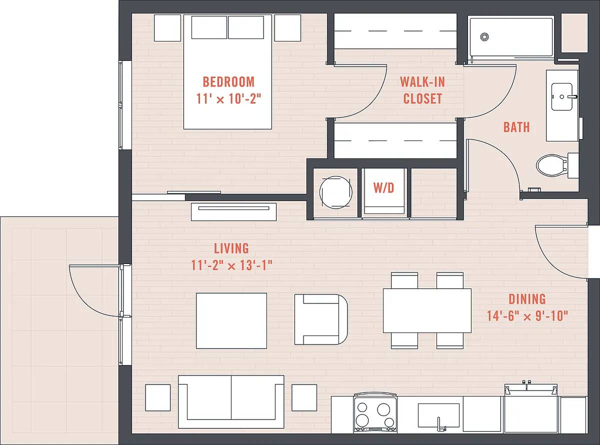 Floor plan A1C