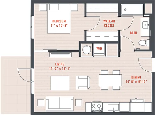 Floor plan A1C
